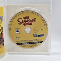 The Simpsons Game PS3 Sony PlayStation 3 Action Adventure Disc Game