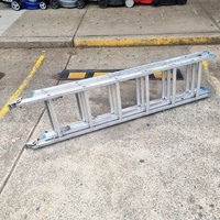 Bailey 3 Tier Slide Ladder Aluminium Folding Step Ladder Durable