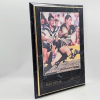 Brad Fittler Signed 7/50 Penrith Premiership 1991 Plaque Olympian