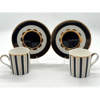Maxwell & Williams Teas & C's Regency Demi Cup and Saucer Set of 2 100ML