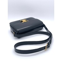 Celine Paris Triomphe Shiny Calfskin Handbag with Certificate of Authenticity