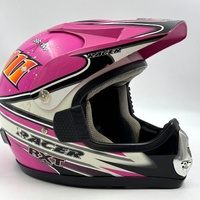 RXT A-627 Racer Edge G1 Motocross Helmet Pink XS Off-Road Gear with Dust Bag