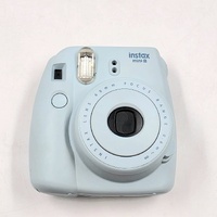 Large View Fujifilm Instax Mini 8 Instant Camera Teal Polaroid with Carry Bag