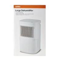 Large View Anko Large Dehumidifier 10L/Day 2.2L Tank Quiet Home Moisture Remover