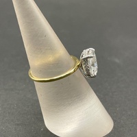 Ladies 18ct Yellow Gold Lab Grown Diamond Ring