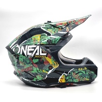 Large View O'Neal 5SRS 2020 Savage Motocross Helmet Black Green White Adult Large