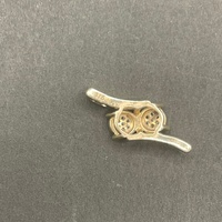 Ladies 9ct Yellow Gold Diamond Fancy Pendant