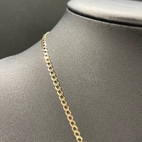 Unisex 9ct Yellow Gold Curb Link Necklace