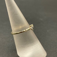 Ladies 10ct Yellow Gold Diamond Ring