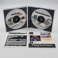 Large View Need for Speed Porsche 2000 and Moto Racer 2 PlayStation PS1 Game Combo Pack