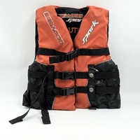 Sea-Doo Spark HD210 Youth Life Jacket 22-40kg Orange Black PFD BRP Logo