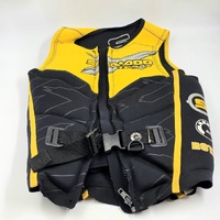 Large View Sea-Doo Team Life Jacket HD299 Medium PFD Type 2 Black and Yellow