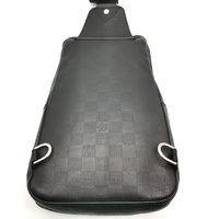 Louis Vuitton Mens Avenue Sling Bag Damier Graphite Canvas Crossbody