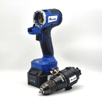 Large View Mechpro MPBPT25 Impact Driver with Head Attachment and 4.0Ah Battery