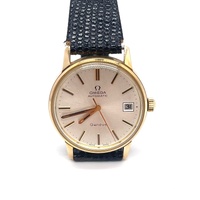 Omega Geneve 9K Gold Automatic Ladies Analog Watch Vintage Swiss Made