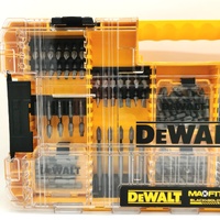 Large View DeWalt MaxFit 150pc Screwdriver Bit Set Black and Gold Durable Ultra Compact