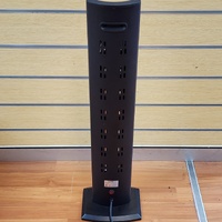 Large View Maxkon Tornado 2000W Infrared Tower Heater Carbon Fibre 220-240V IP55