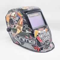 UNIMIG Chaos Auto Darkening Welding Helmet XA-1122E Shade 4/9-13 4 Arc Sensors