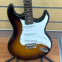 Livingstone 37506 Sunburst Electric Guitar 6 String Beginner Pack with Soft Case