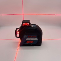 Bosch GLL 3-80 Professional 3x360° Red Beam Line Laser Level Tool with Soft Case