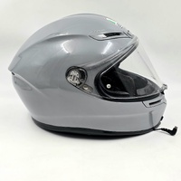 AGV K6 OF48L Motorcycle Helmet Size L 60-61cm Gloss Grey Full Face