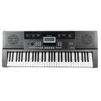 Beale AK140 61 Key Portable Keyboard with Xtreme KS128 Heavy Duty Stand