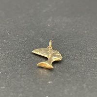 Ladies 9ct Yellow Gold Nefertiti Head Pendant