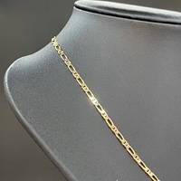 Unisex 9ct Yellow Gold Figaro Link Necklace