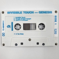 Genesis Invisible Touch Cassette Tape Atlantic Records Vintage