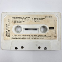ZZ Top Tres Hombres Cassette Tape Australian Release Rare Rock