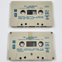 1986 Just For Kicks Megamix Cassette Tape Double Pack Rare Vintage