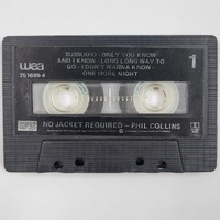 Phil Collins No Jacket Required 1985 Cassette Tape Pop Rock Album