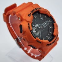 Casio G-Shock GA110MR-4A Orange Analog Digital Mens Sport Watch