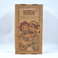 Russ 2009 Raggedy Ann and Andy Dolls with Certificate of Authenticity