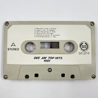 Dee Jay Top Hits 1981 Cassette Tape Rare 80s Pop Rock Compilation