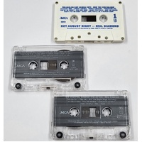Neil Diamond Hot April Nights Australian Tour 3 Cassette Set Souvenir
