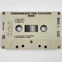 INXS Underneath The Colours 1981 Australian Cassette Tape Rock Vintage
