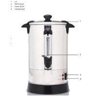 Goldair 8.8L Electric Urn Stainless Steel Hot Water Boiler GSSU120
