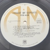 Peter Allen Taught By Experts Gatefold Vinyl Record