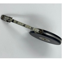 Lufkin 66ft White Clad Banner Vintage Logging Tape