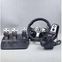 Logitech G25 Racing Wheel with Pedals and Shifter Force Feedback USB