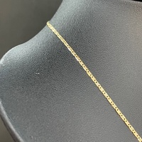 Unisex 18ct Yellow Gold Anchor Link Chain & Sword Pendant