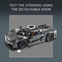 LEGO Technic Koenigsegg Jesko Absolut Grey Hypercar 42173 Set Ages 10+