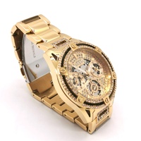 Guess GW0464L2 Ladies Gold Queen Crystal Multifunction Watch 40mm