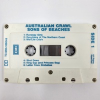 Australian Crawl Sons of Beaches 1982 Cassette Tape Vintage Rock Music