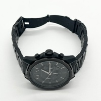 Armani Exchange AX1748 Chronograph Black Stainless Steel Watch 5ATM Date