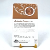 2021 $1 Copper Uncirculated 110th Anniversary Australian Penny Two Coin Set RAM