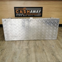 Aluminum Slant Tool Box 1200mm x 500mm x 500mm Lockable Ute Truck Storage