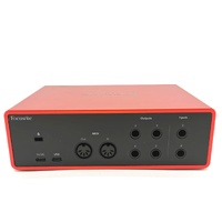 Focusrite Scarlett 4i4 4th Gen USB Audio Interface with USB and Power Cable
