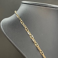 Unisex 9ct Yellow Gold Anchor Link Necklace